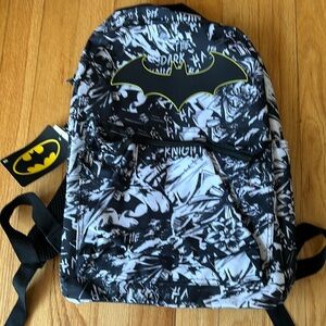 Batman cosmic backpack book bag, adjustable padded shoulder straps side pocket